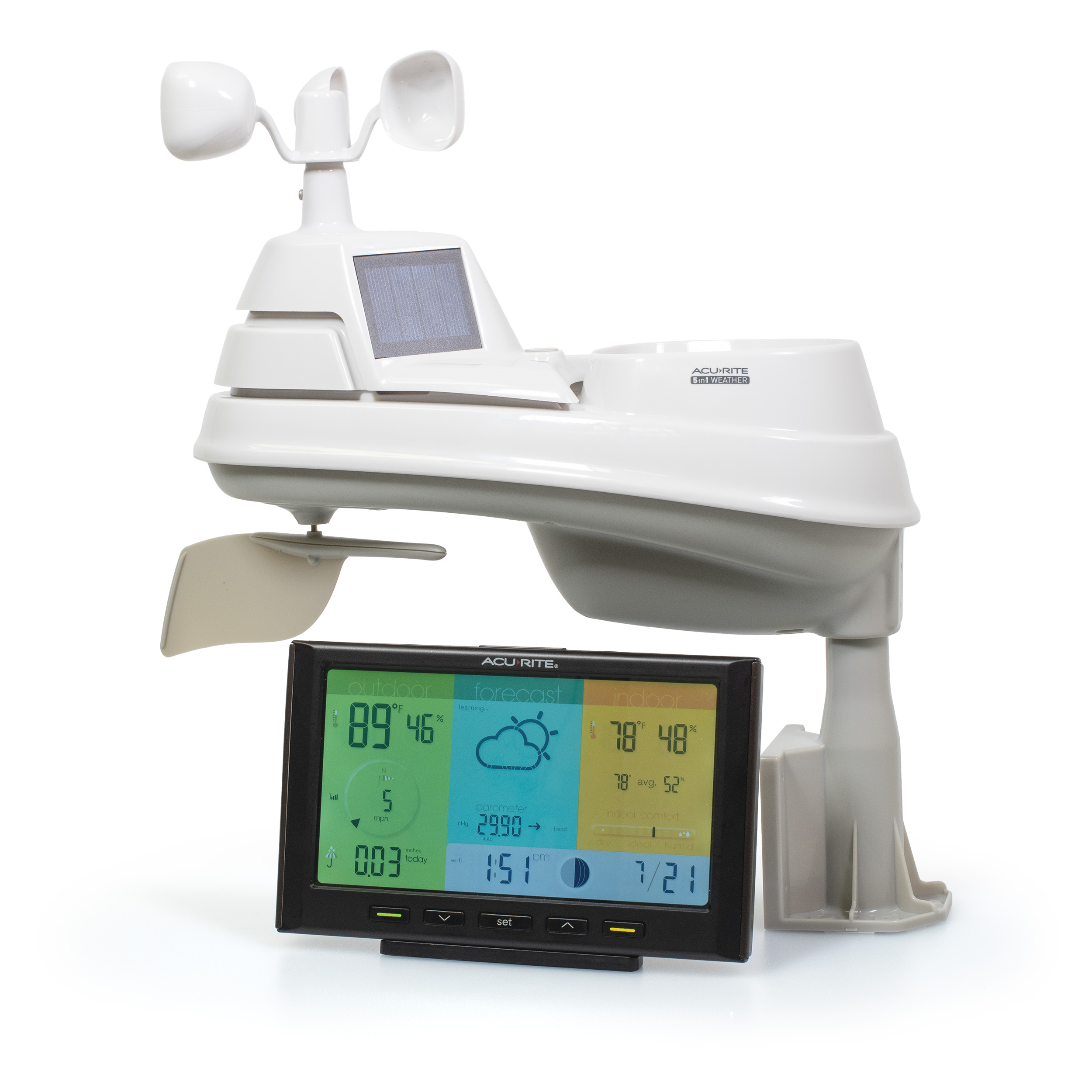 Acurite 5-in-1 Weather Station with Color Display (01539MCB)