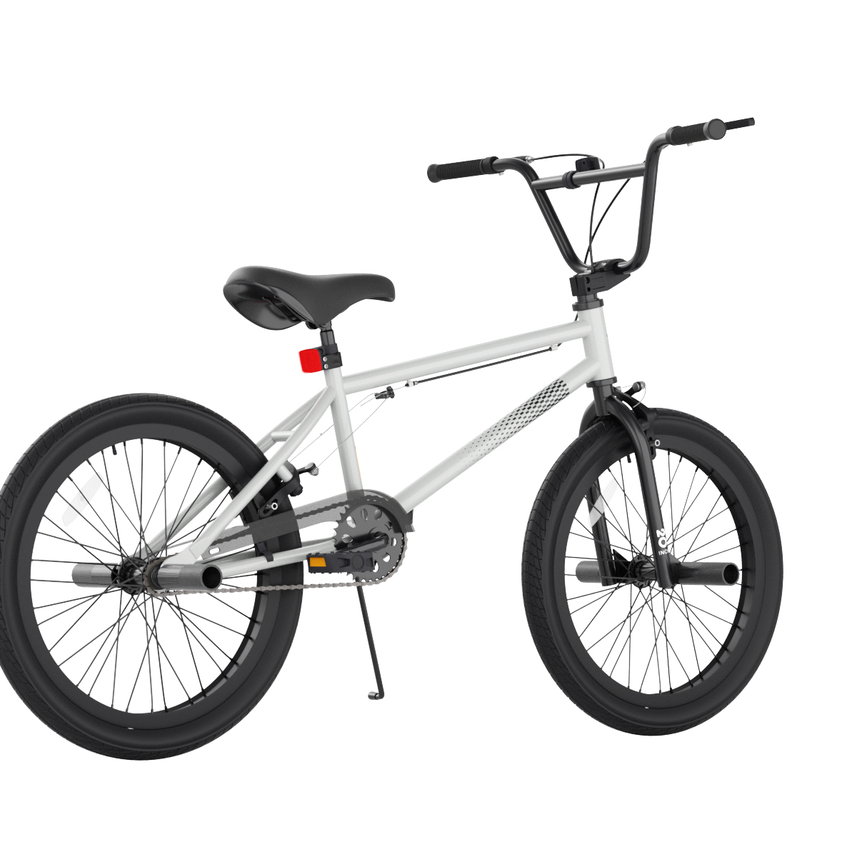 ホワイト 20インチ BMX 自転車 XJD Freestyle BMX Bike for Teen Beginner 8-12 Years Old Kids,20