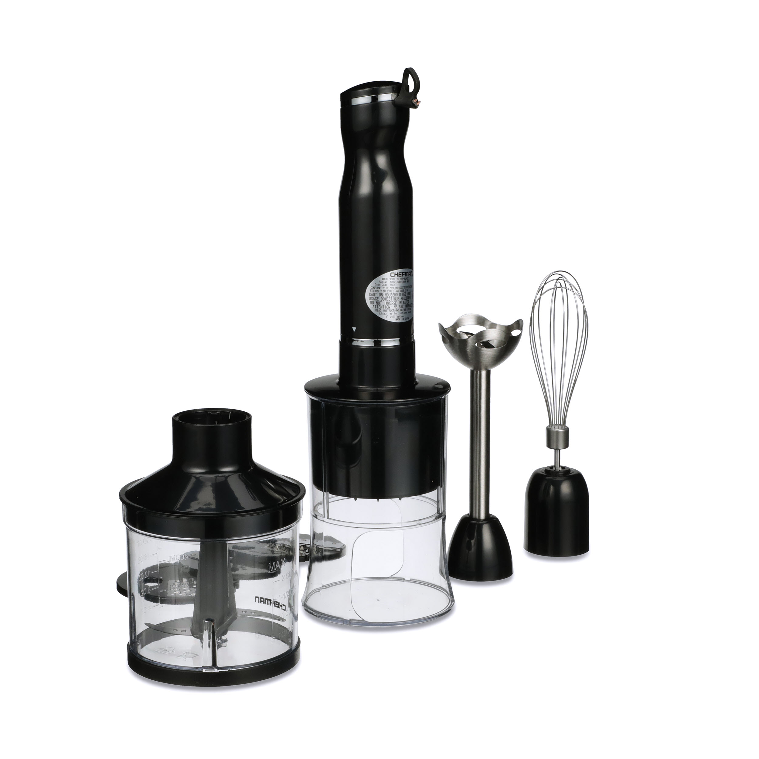 Chefman Electric Spiralizer & Immersion Blender, 6-in-1 Food Prep