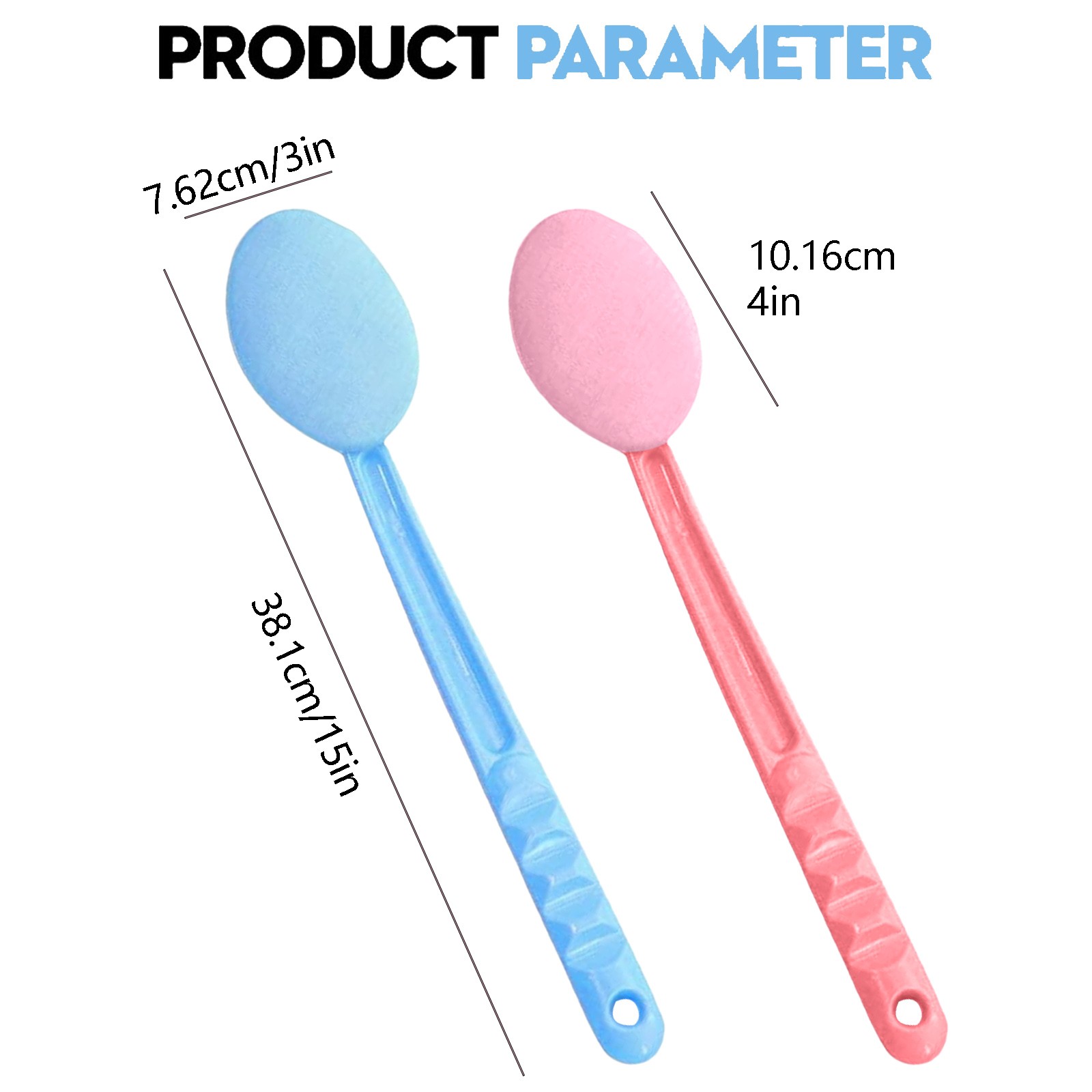 thumbnail video image 2 of Pink Long Handle Back Lotion Applicator Easy Reach Massager Tool for Hard to Reach Body Skin Care, 2 of 10
