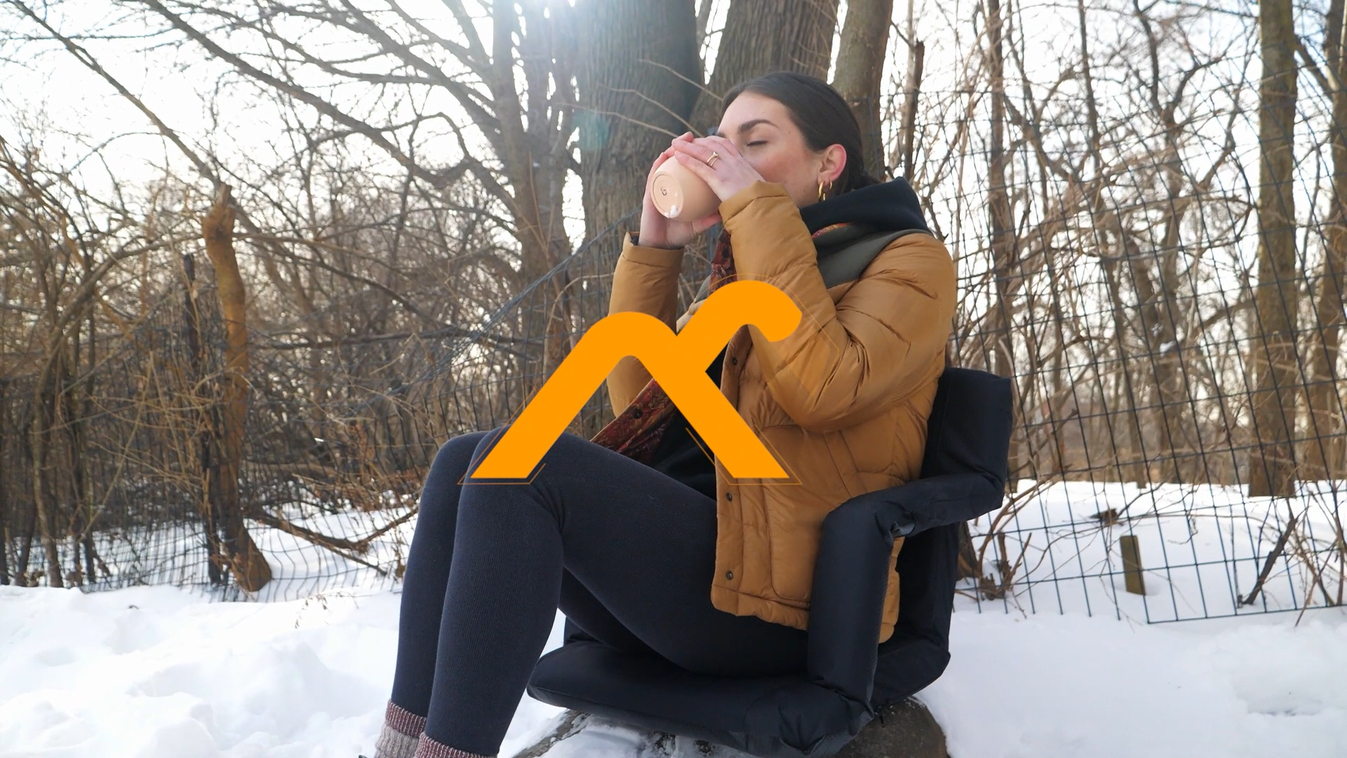 thumbnail video image 2 of Alpcour Heated Reclining Stadium Seat - Extra Thick Waterproof Chair with Wide Back Support - Black, 2 of 10