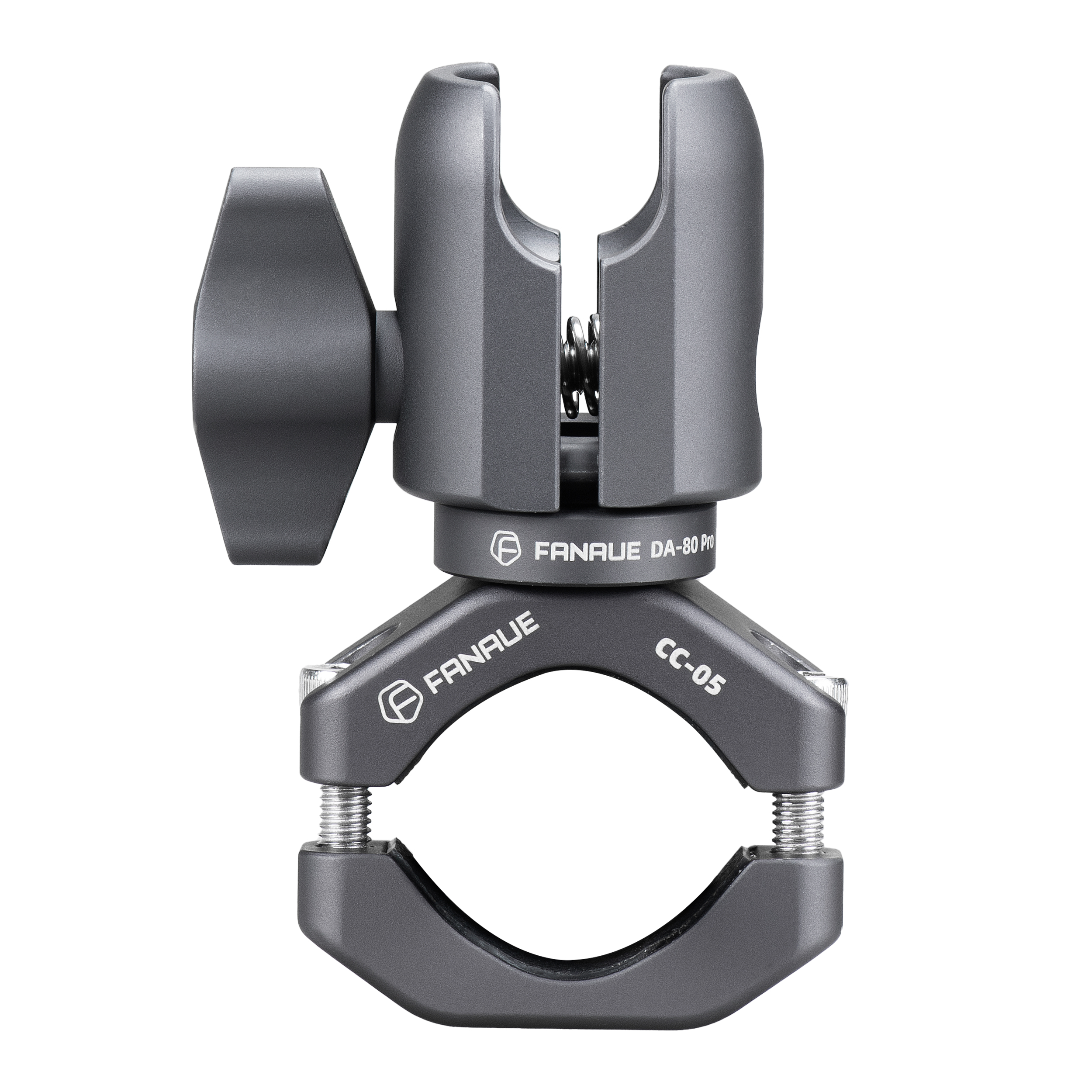 thumbnail video image 2 of FANAUE Handlebar Mount Clamp - Universal RAM-Compatible Motorcycle/Bike/ATV Mounting Base with Anti-Slip Design for Phone, GPS & Cameras, 2 of 10