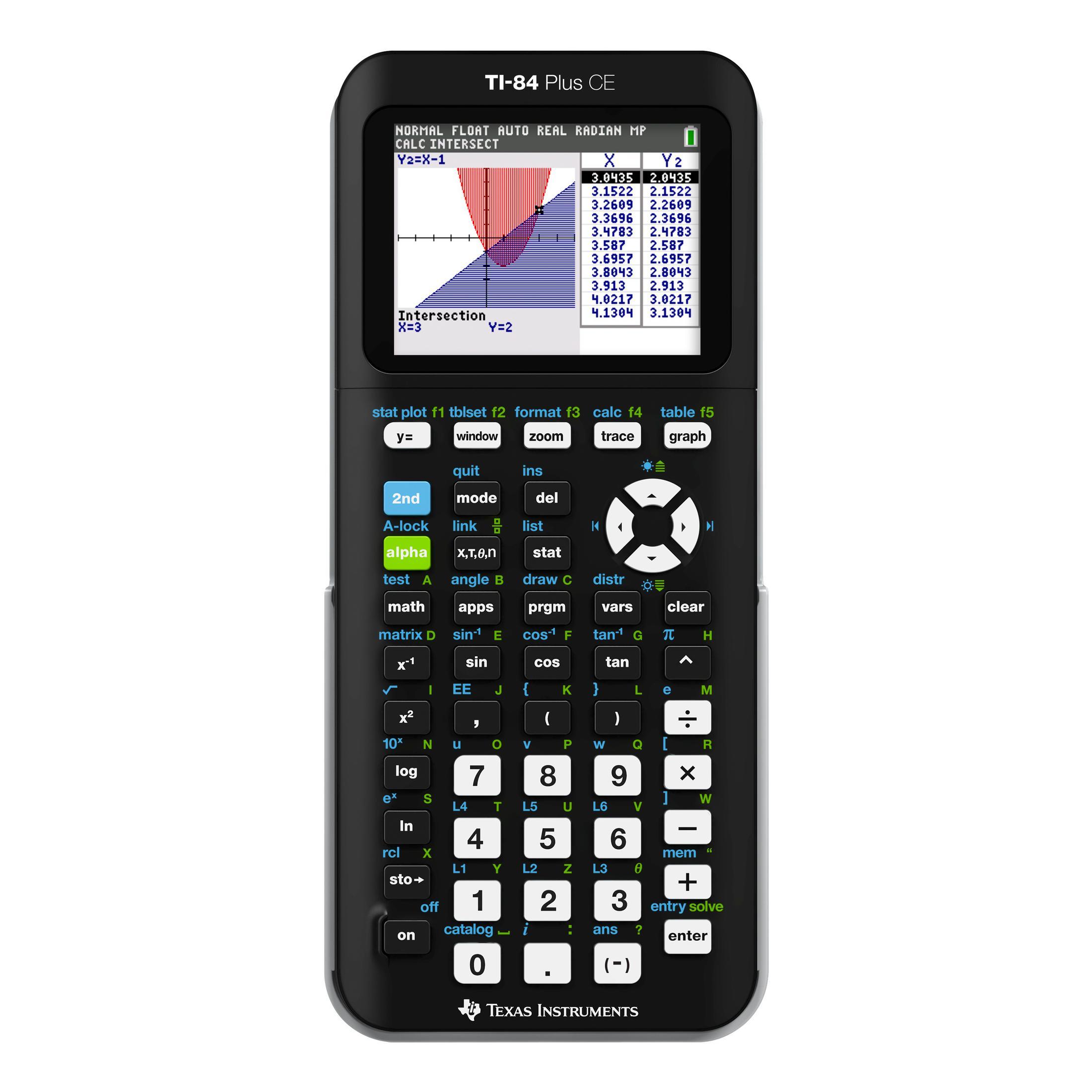 thumbnail video image 2 of TI-84 Plus CE Graphing Calculator, 2 of 9
