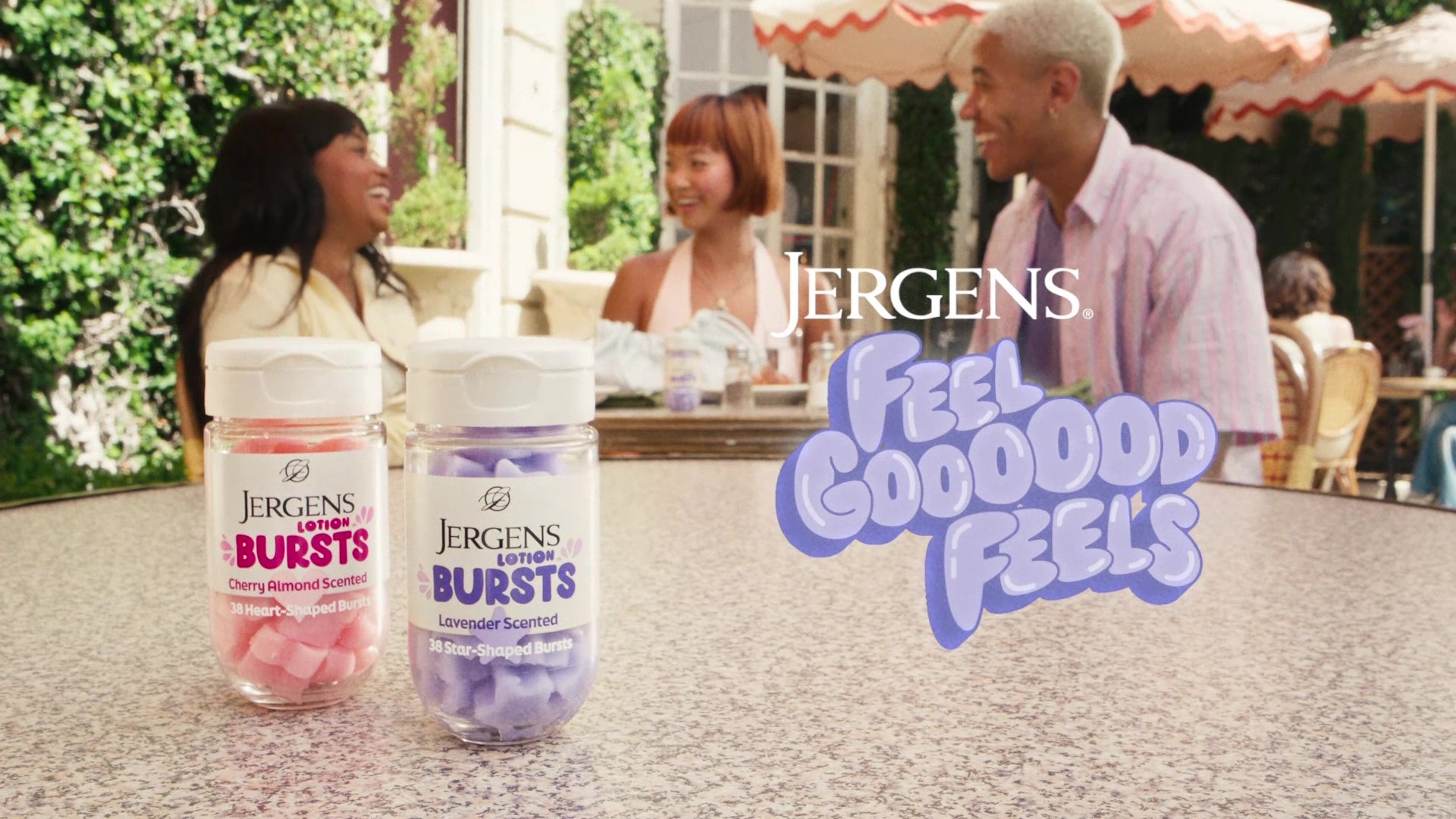 Jergens Lavender Lotion Bursts, Squishy Star-Shaped Moisturizer