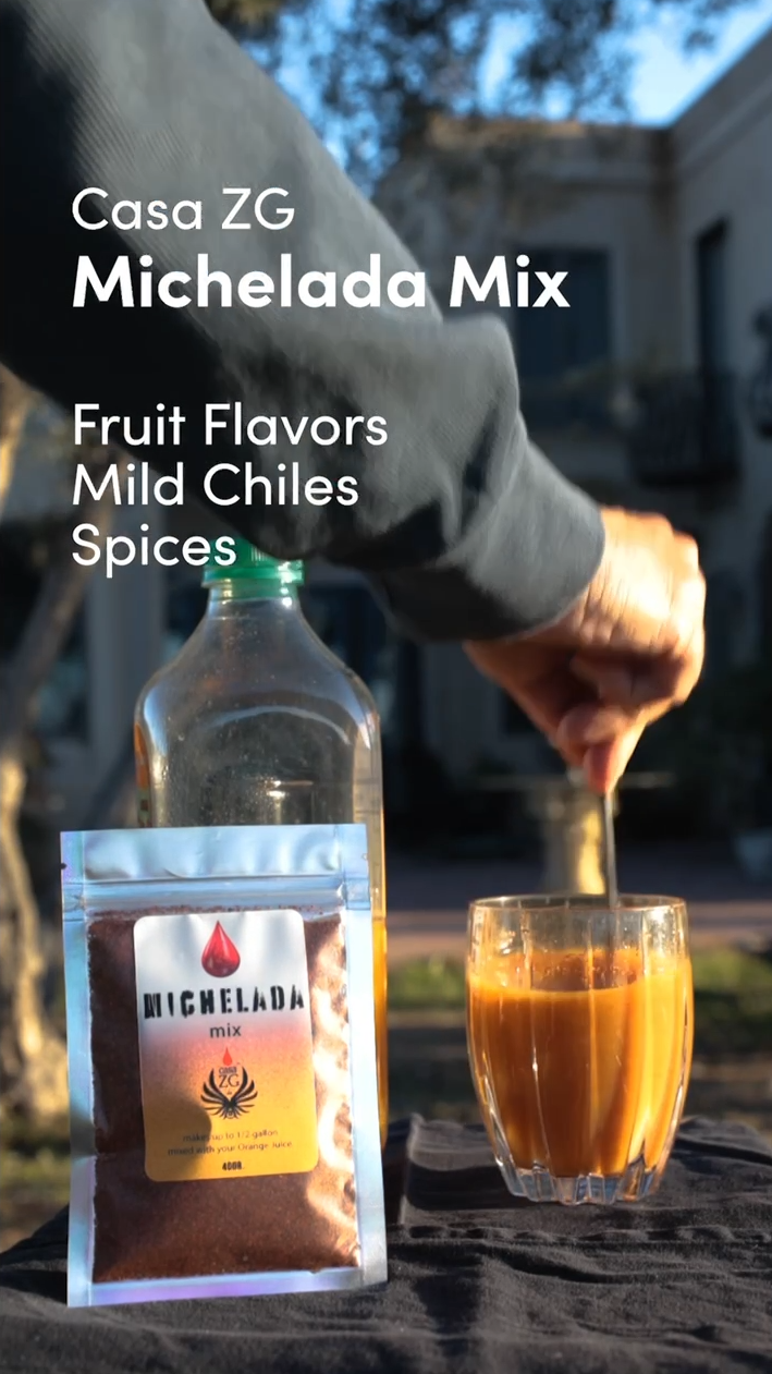 thumbnail video image 2 of Casa ZG Artisan Michelada Drink Powder, Easy-to-Prepare, Makes up to 1/2 Gallon, 2 of 9