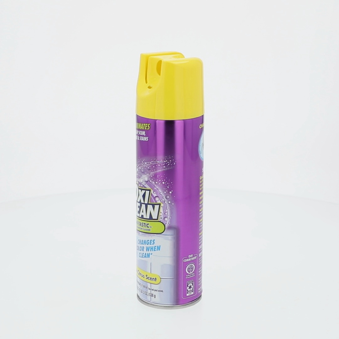 4 pack) OxiClean Foam-Tastic Foaming Bathroom Cleaner, Removes