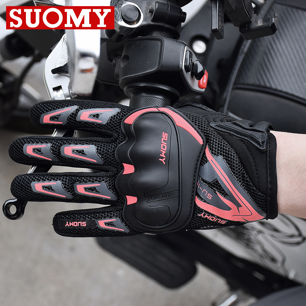 thumbnail video image 2 of Gloves Motorcycle for Men Women Motocross Gloves Full Finger Touchscreen Protective Gear Glove Motorcyclist Gloves, 2 of 7