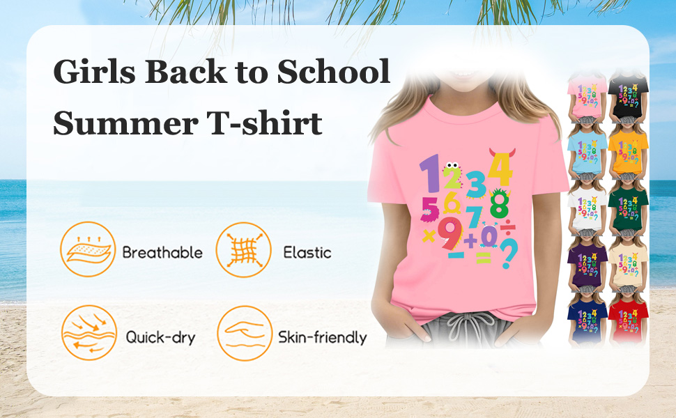 thumbnail video image 2 of HIPYLO Cream Crop Top Basic Top Preppy Clothes for Girls 10-12 Girls Sleep Shirt Girls White Blouse Size 8 Girls T Shirts Junior Shirts for Teen Girls Tight Shirts Flower Girl Shirt Black Tshirt, 2 of 6