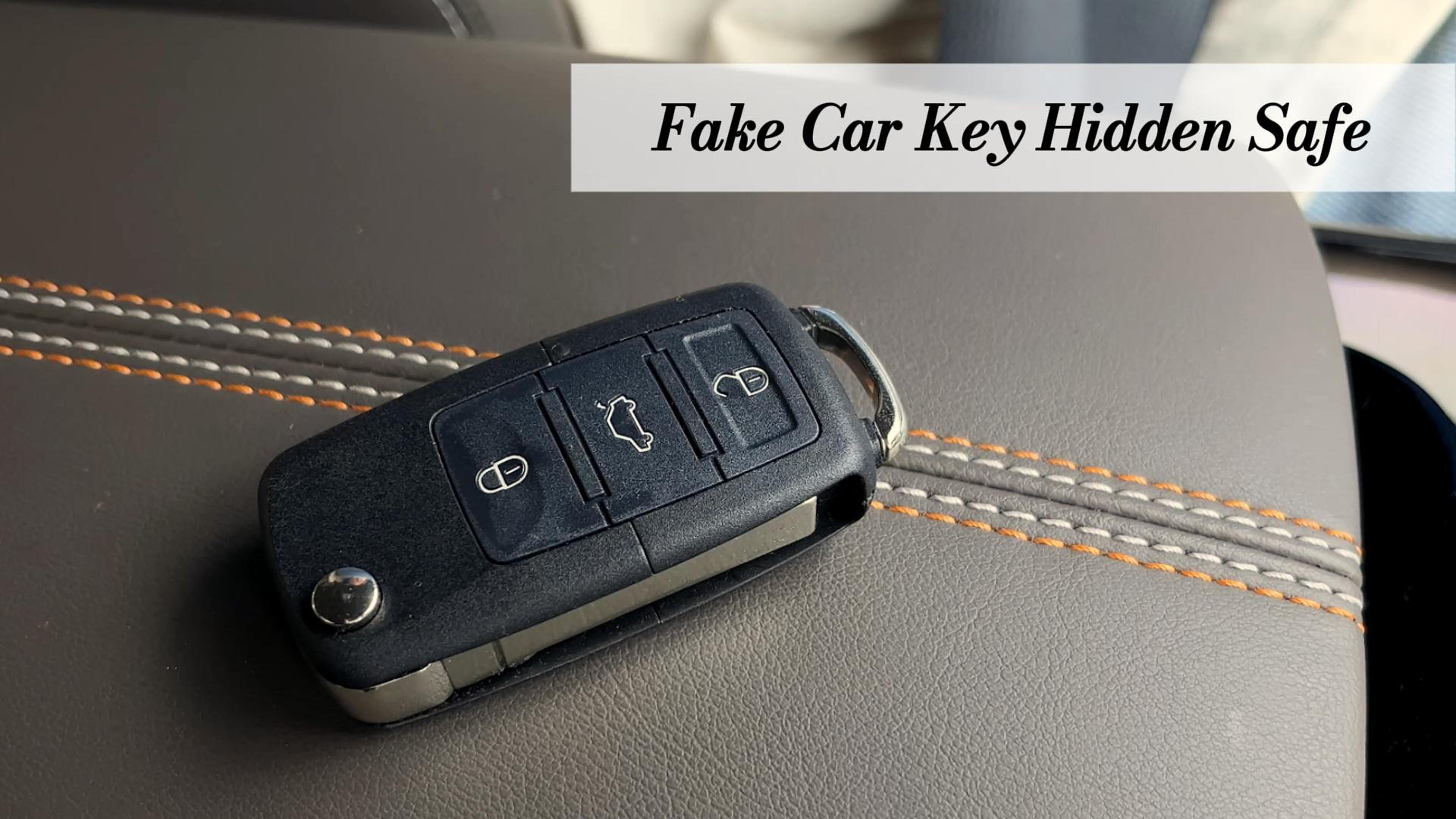 Fake Car Key Hidden Safe with Secret Compartment - Realistic Looking ...
