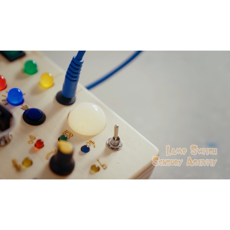 Montessori Speelgoed 1 Jaar, Speelgoed 1 Jaar met Licht en Geluid 8-in-1 Montessori Busy Board Actisvity Board, Sensorisch Speelgoed Cadeau voor Jongens en Meisjes Kerstcadeaus