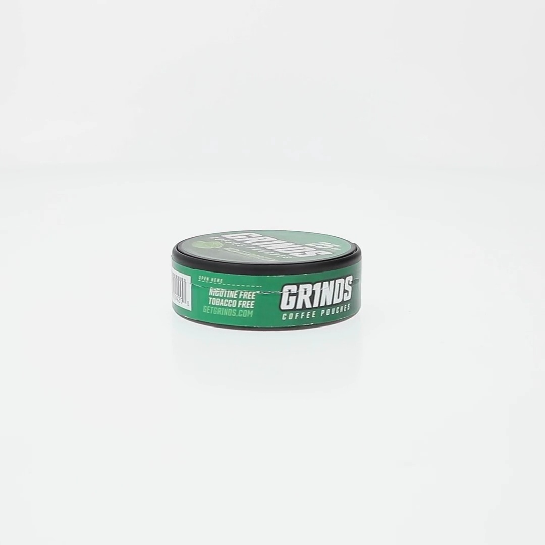 coffee grind chewing tobacco Pouches Spearmint by Grinds free and nicotine Grinds Coffee Pouches, Nicotine-Free, 25mg