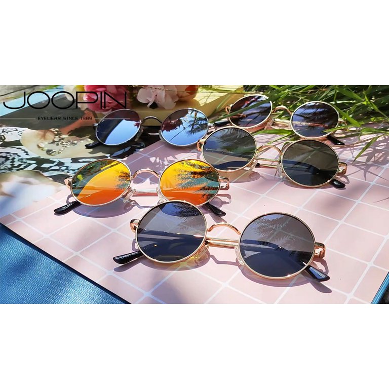 Joopin Retro Round Sunglasses, Polarized, UV400 Protection  display picture 1