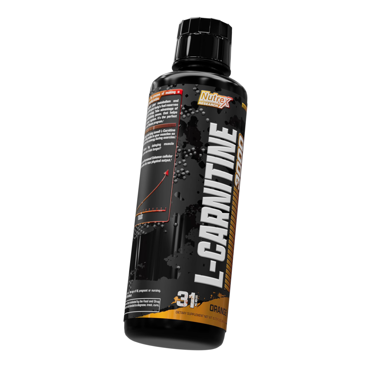 universal l carnitine Nutrex Research, Liquid L-Carnitine 3000, 31 Servings