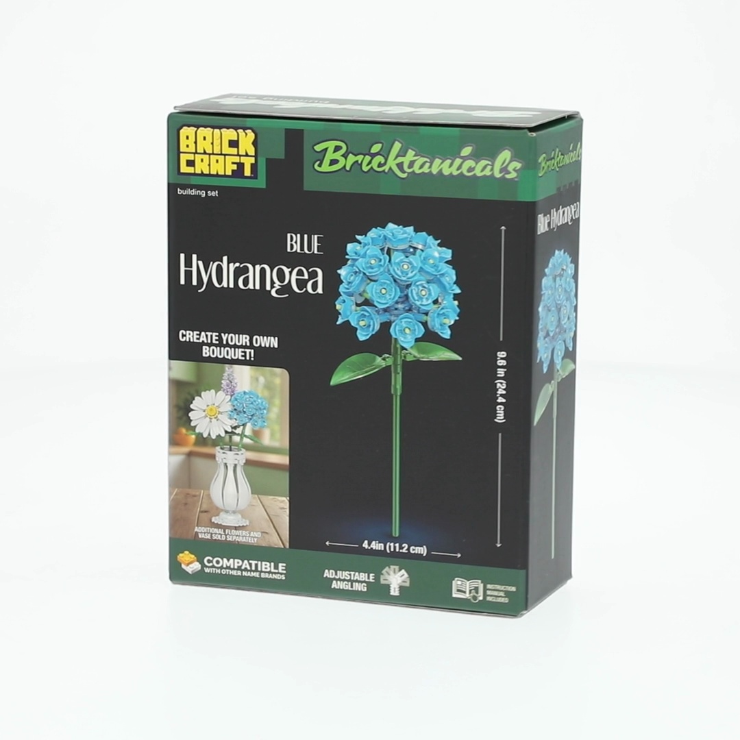 Brickcraft Hydrangea Building Kit - Artificial Flower - Walmart.com