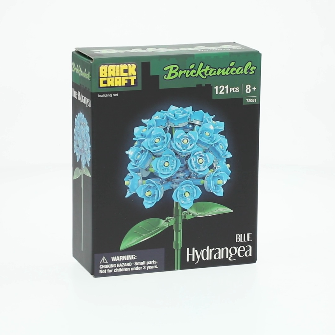 Brickcraft Hydrangea Building Kit - Artificial Flower - Walmart.com