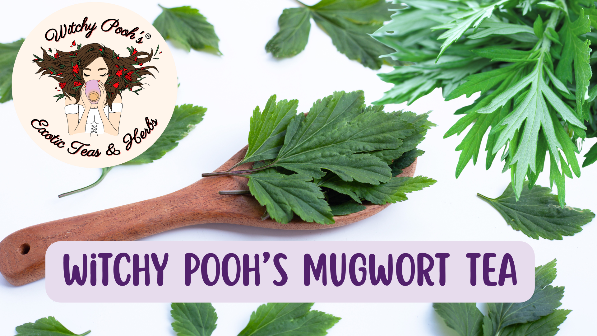 thumbnail video image 2 of Witchy Pooh's Mugwort Loose Leaf Tea, Caffeine Free, 3 Oz Pouch, 2 of 11