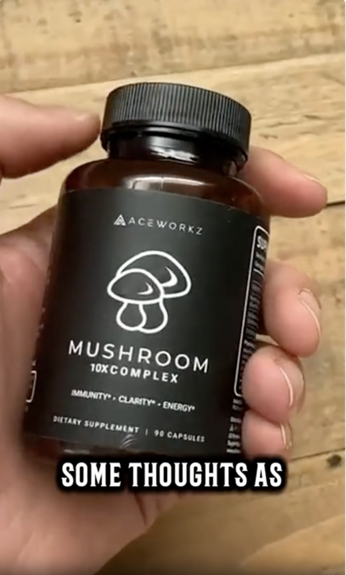 thumbnail video image 2 of Mushroom Complex Supplement – 14,500mg Organic Ten Mushroom Blend with Lion’s Mane, Reishi & Cordyceps – Memory, Focus & Immune Support – Enhanced Absorption with BioPerine® (90 Capsules), 2 of 7