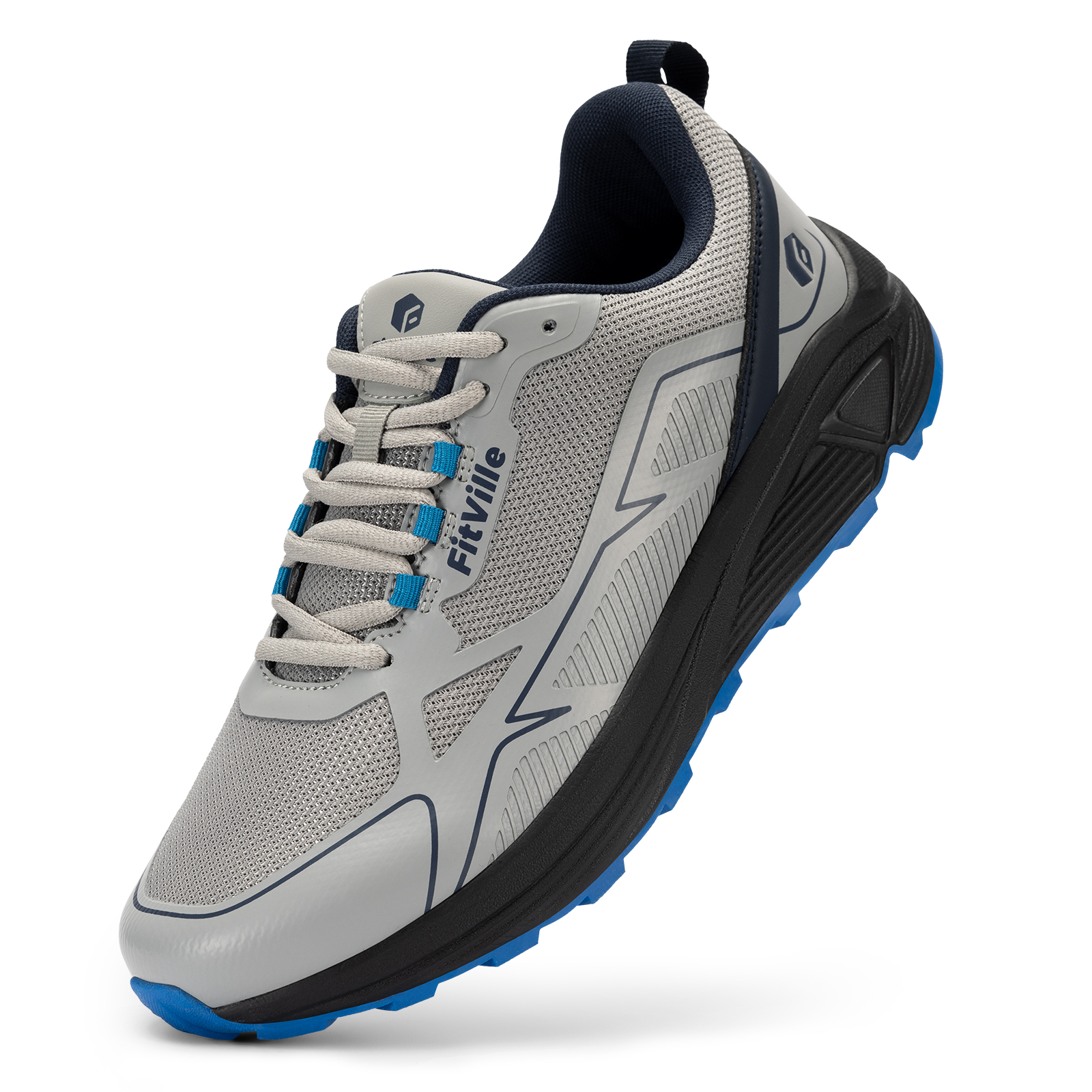 FitVille‎ Shoes Mens Size 13EW Trail Running Comfort Wide Width Outdoor Athletic Amazon.com | FitVille Wide Shoes for Men Non-Slip Trail  main image 3