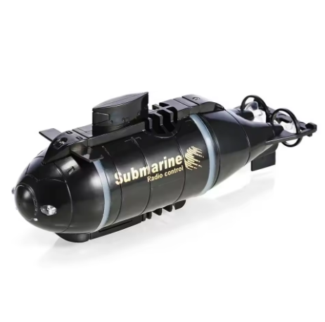 thumbnail video image 2 of Mini RC Submarine Boat for Kids, 6CH Remote Control Waterproof Diving Toy with LED Lights for Pools and Bathtubs, 2 of 8
