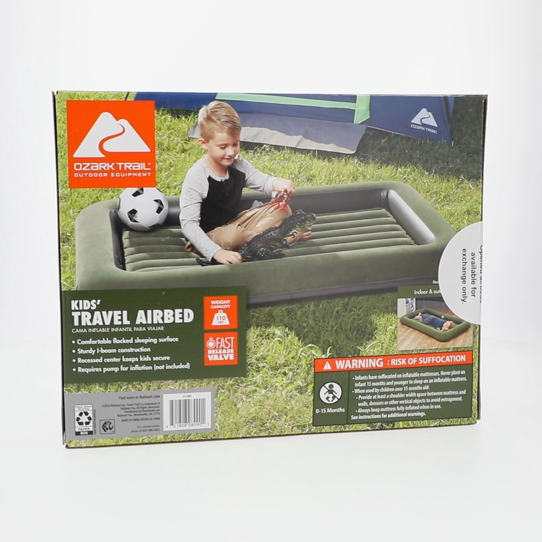How Long To Inflate Ozark Trail Kids Travel Bed