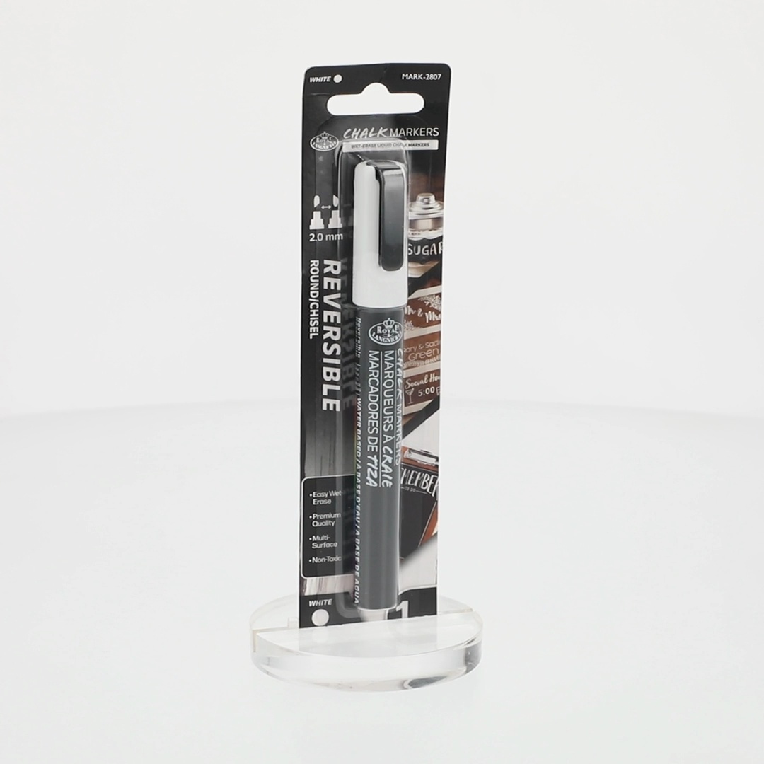 Royal & Langnickel, Chalk Marker, 2mm White, Erasable Liquid