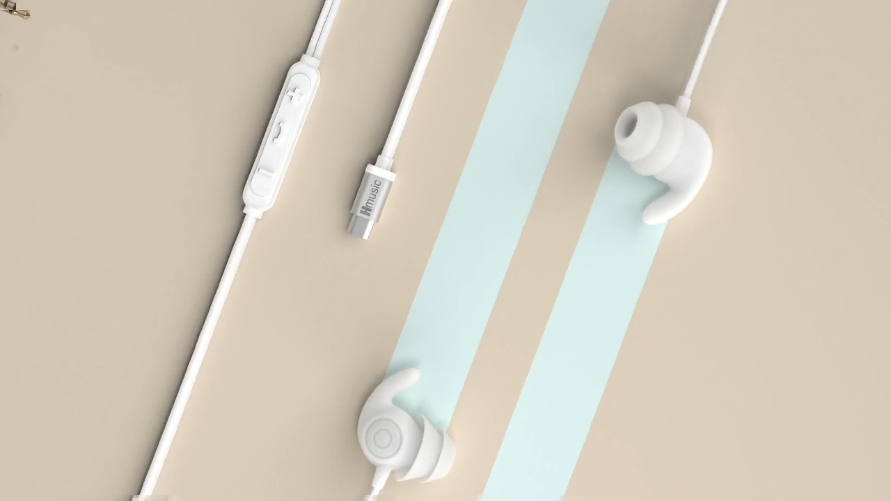 thumbnail video image 2 of Hmusic Sleep Earbuds Wired, 3.5mm Jack In-Ear Earbuds with Mic, Soft Silicon Ear Plugs for Noise Relief, Casual Listening, Side Sleep (Black), 2 of 8