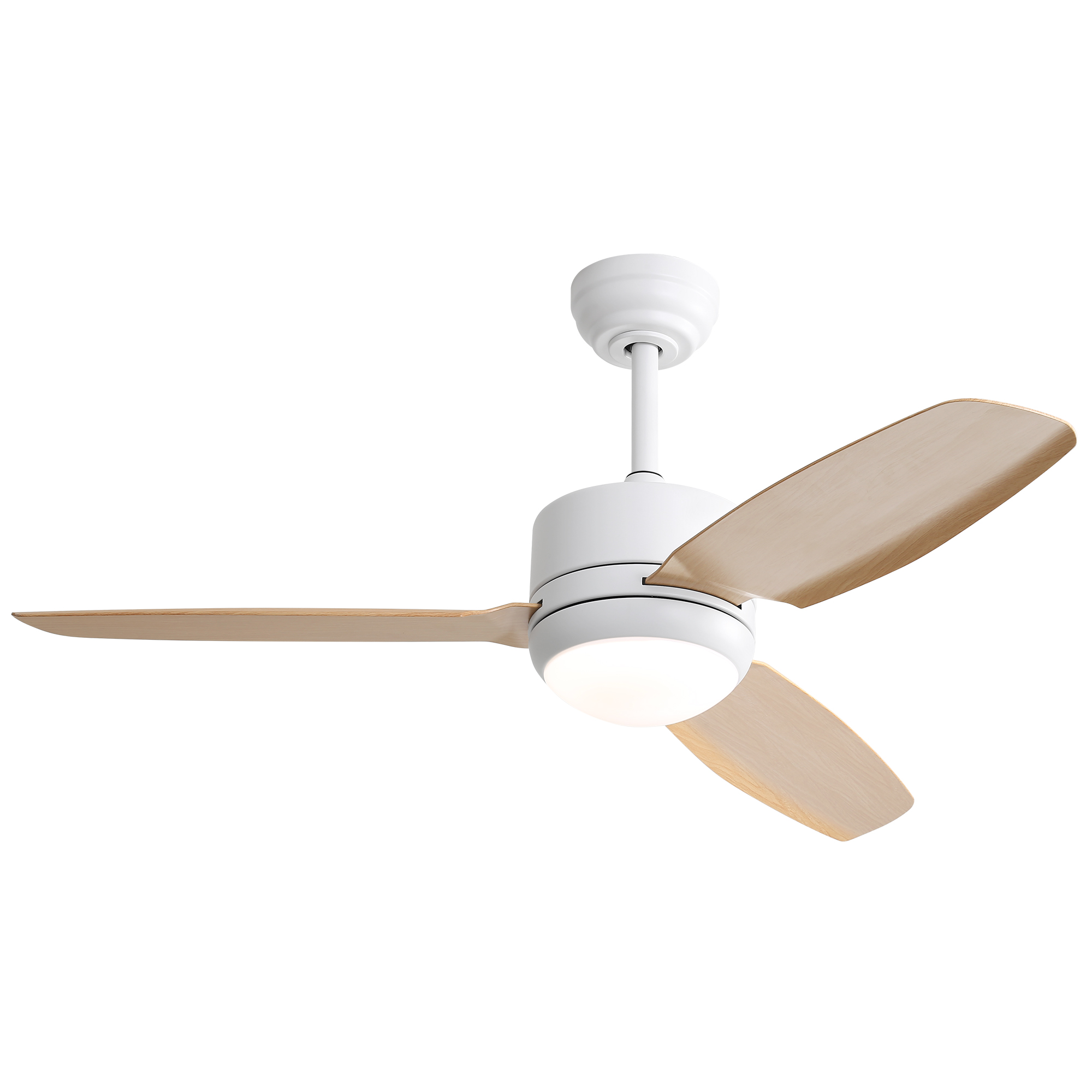 thumbnail video image 2 of Sofucor 46 inch Ceiling Fans with Lights and Remote,Flush Mount,Modern,Low Profile, 2 of 8
