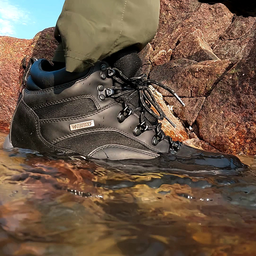 thumbnail video image 2 of CC-Los Men Hiking Boots Outdoor Lightweight Waterproof Trekking Trails Shoes Size 7-13.5, 2 of 7