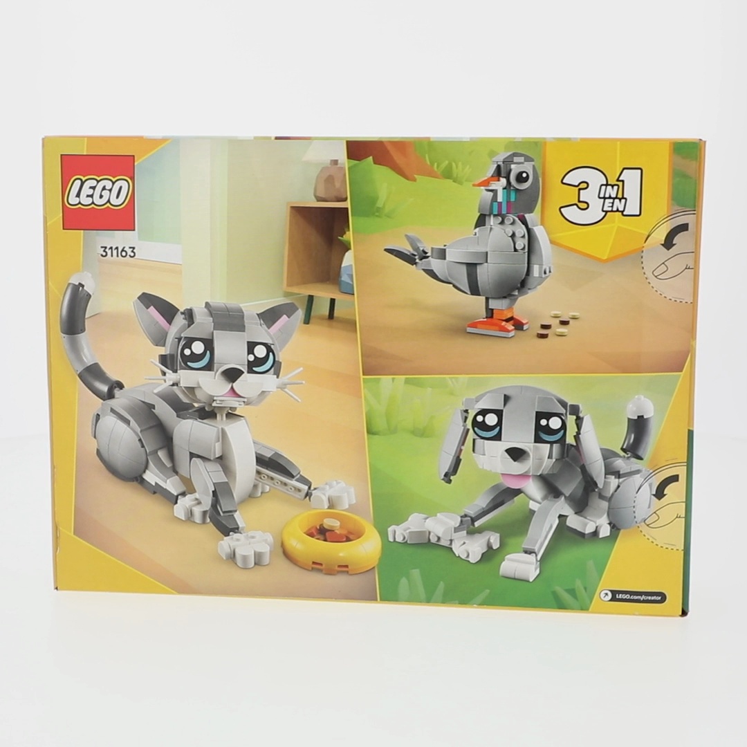Free Shipping! LEGO Playful Cat 3 in 1 Building Toy Set for Kids