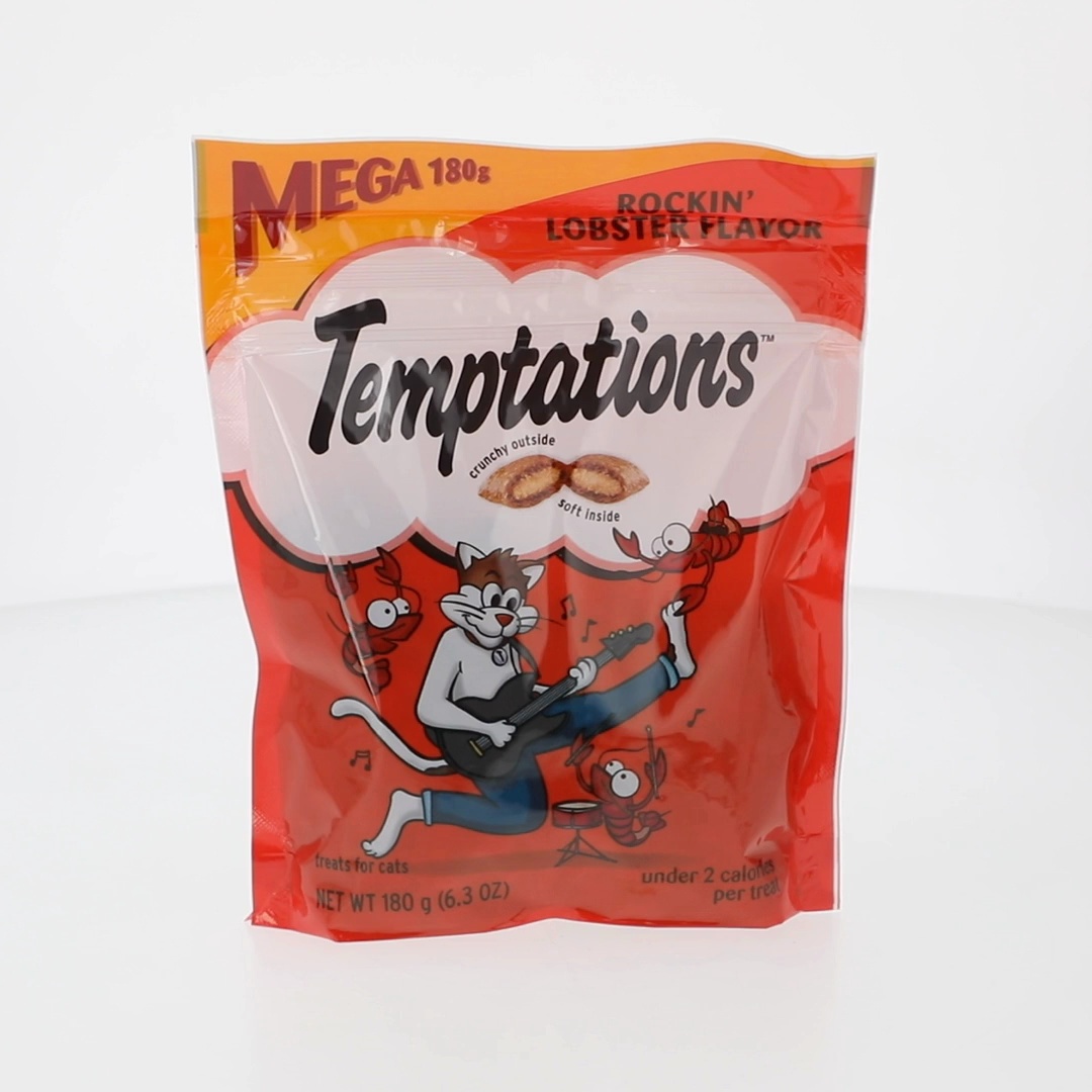 Temptations Classic Rockin' Lobster Flavor Crunchy Soft Treats for