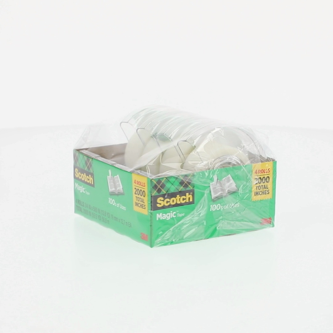 3m Scotch Magic Tape Roll With Refillable Dispenser, 3M Scotch Tape 3m Scotch Magic Tape Roll With Refillable Dispenser, 3M Scotch Tape