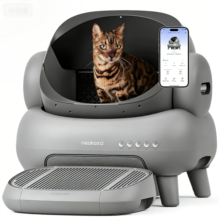 Neakasa M1 Plus Self-Cleaning Litter Box & Step Stool Bundle