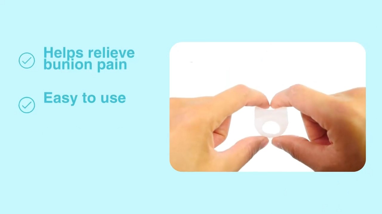 thumbnail video image 2 of ZenToes Pack of 4 Toe Separators and Spreaders for Bunion, Overlapping Toes and Drift Pain - White, 2 of 10