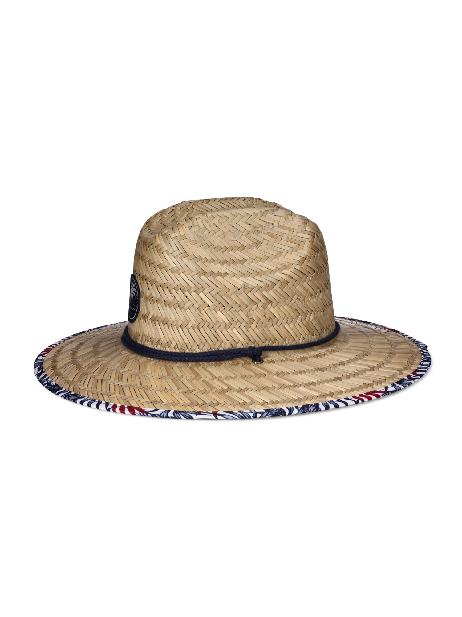 Swiss Tech Men's Straw Lifeguard Hat. Printed Brim - Walmart.com