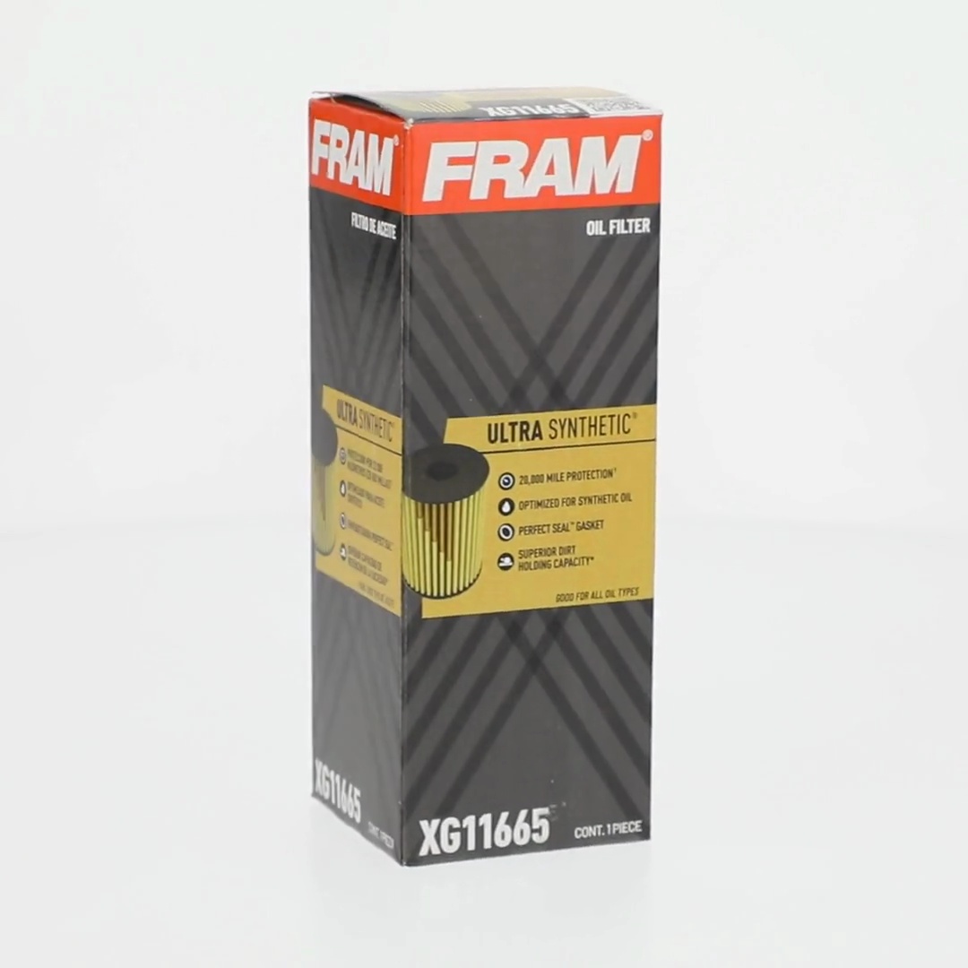 3 pack) FRAM Ultra Synthetic Oil Filter, XG11665, 20K mile