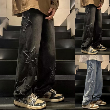 thumbnail video image 2 of SNOWSONG Mens Jeans, Baggy Jeans Men Jeans Comfort Stretch Denim Straight Leg Relaxed Fit Jeans for Men, Mens Pants Blue XL, 2 of 9