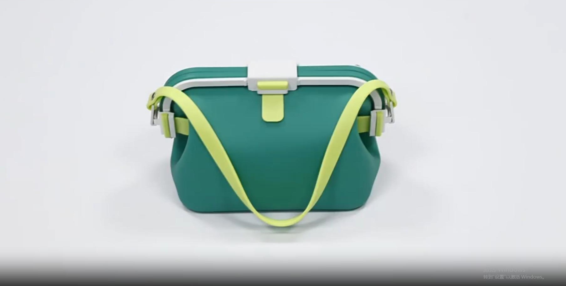 thumbnail video image 2 of Waterproof Reusable Silicone Foldable Tote Jelly Beach Hand Bag Purse Women | 67.63 Fl Oz Popular Outdoor Transparent Top-Handle Crossbody Handbag Summer(Translucent Green),Pink, 2 of 8