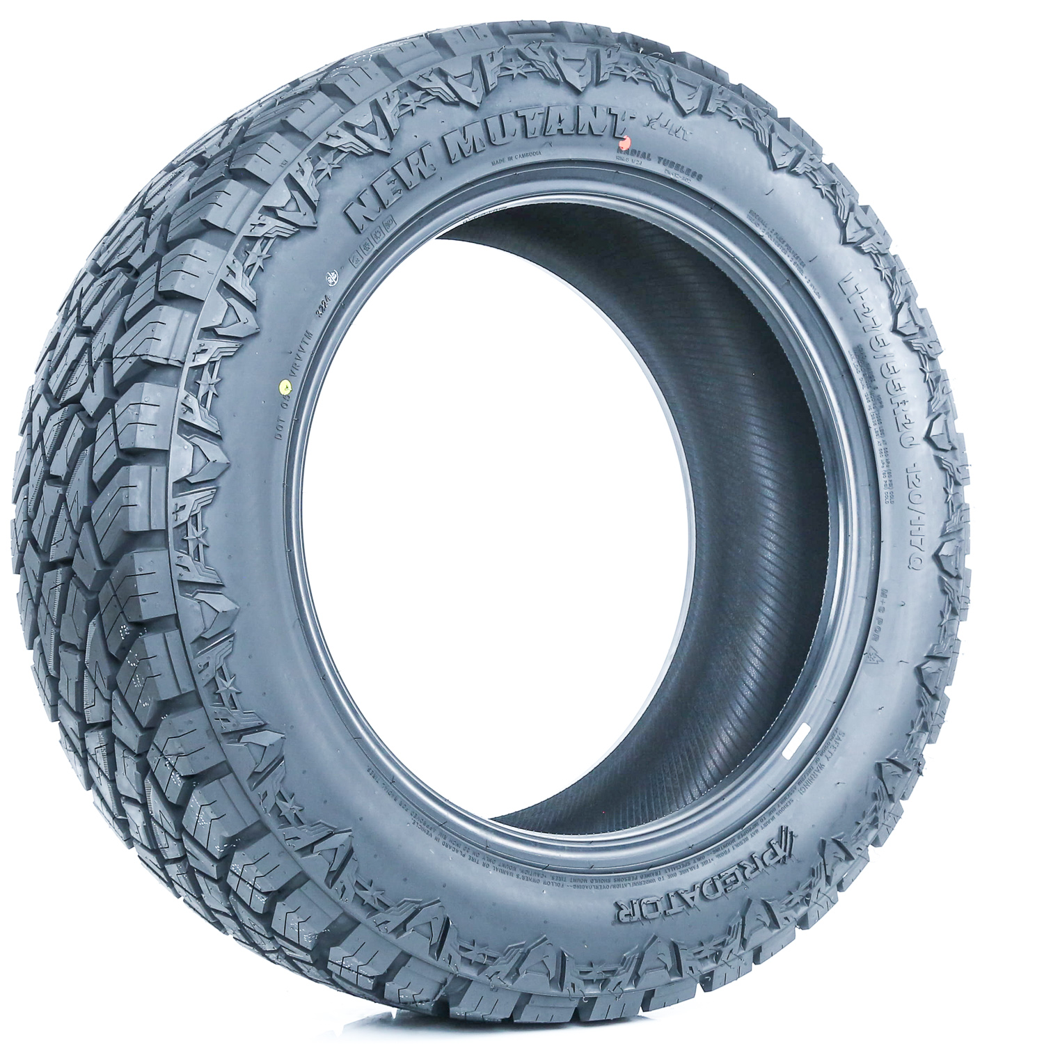 Predator New Mutant X-AT 275/55R20 120/117Q E 10 Ply a/t All