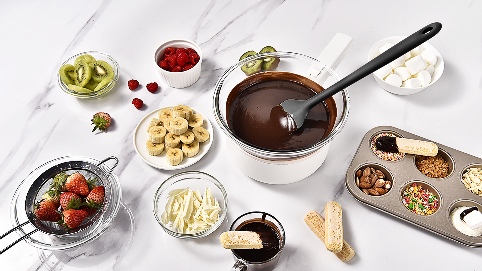 thumbnail video image 2 of U-Taste 14in Extra Large Silicone Spatula, 480°F High Heat Resistant BPA-Free Food Grade Kitchen Cooking Baking Mixing One Piece Seamless Flexible Rubber Bowl Scraper for Nonstick Cookware (Black), 2 of 10