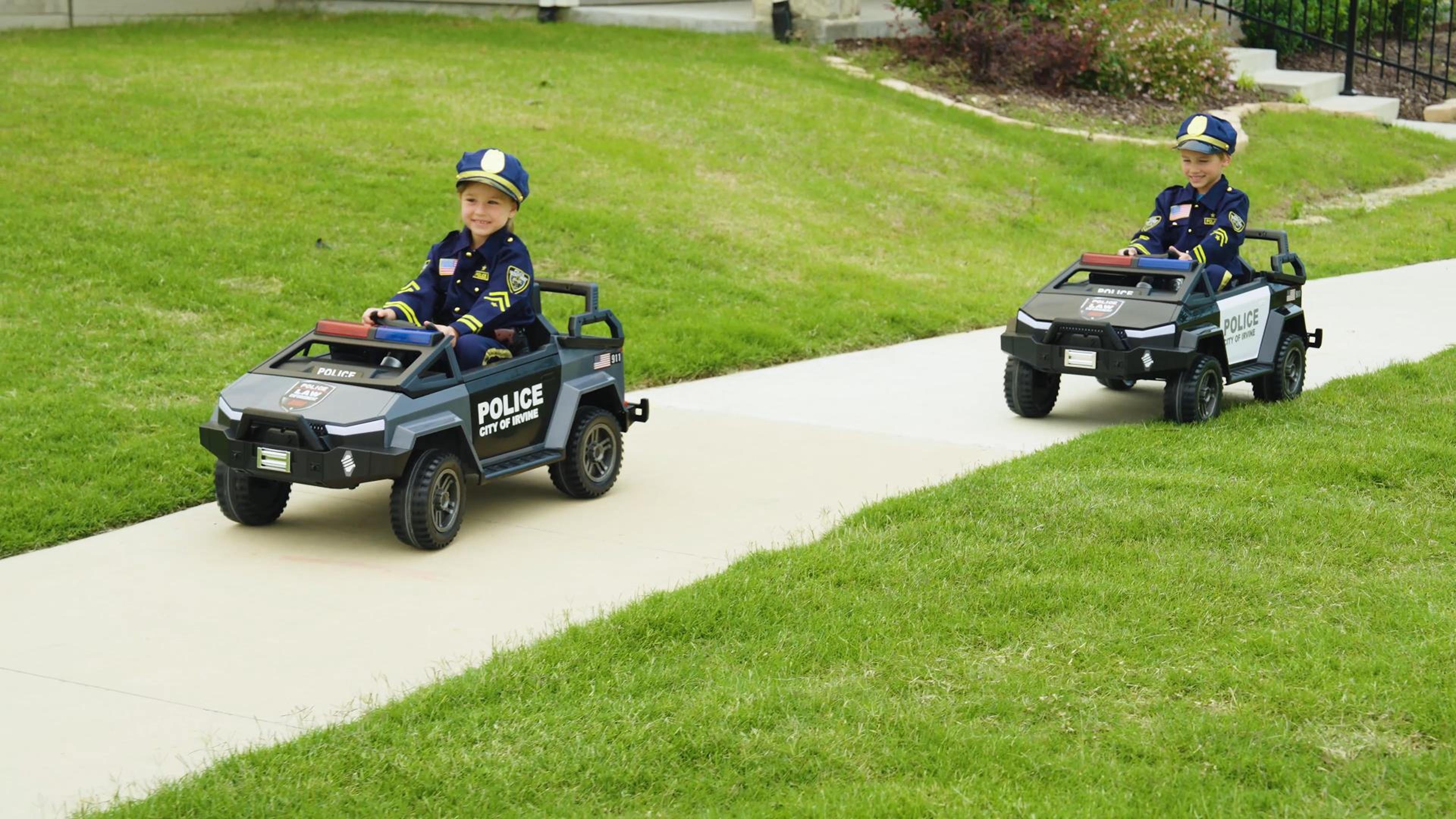 thumbnail video image 2 of QUIKRA Licensed Ram 2500 24 Volt Ride on Toys for Big Kids, 2 Seater Electric Car for Kids with Remote Control, Bed Storage, Megaphone,4.3 Mph Max Speed, 2 of 10