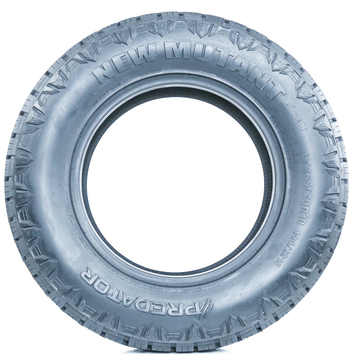 Predator New Mutant X-AT All Terrain 265/70R18 124/121S E Light