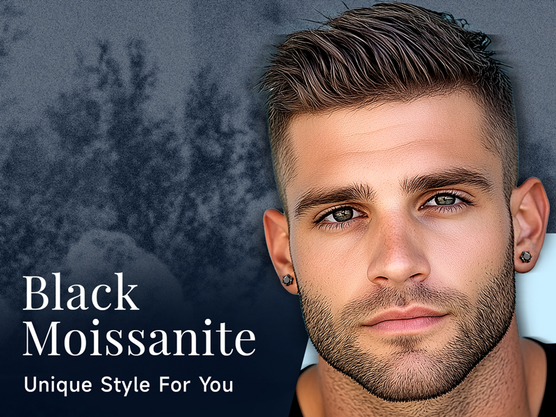 thumbnail video image 2 of MomentWish Sterling Silver Stud Earrings with 1 Carat Round Shaped Moissanite Solitaire Gift for Men/Women, 2 of 9