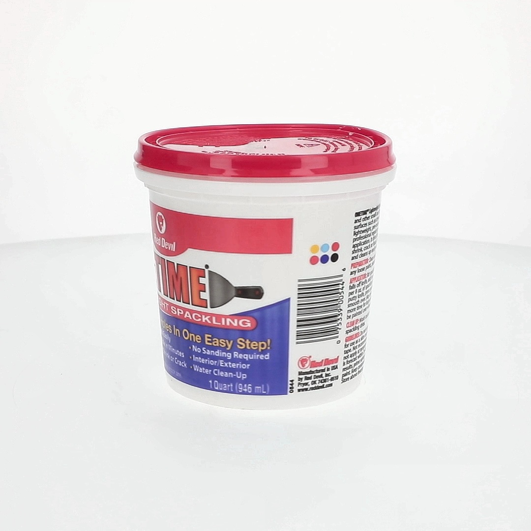 Red Devil Lightweight Spackle 32 oz for Wall Crack and Hole Repair