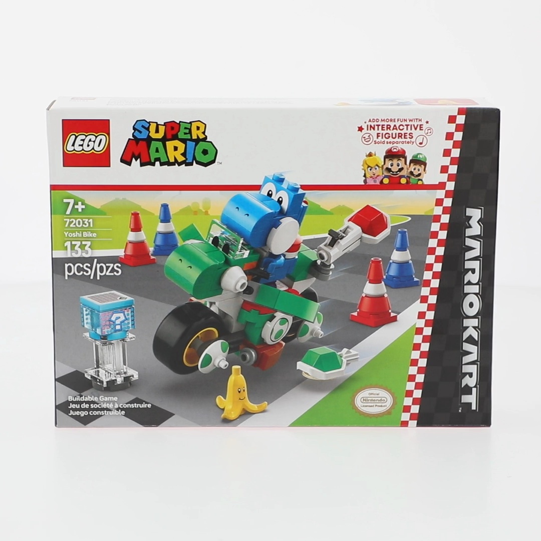 LEGO, Super Mario: Mario Kart Yoshi Bike, Set 72031, 133 Pieces