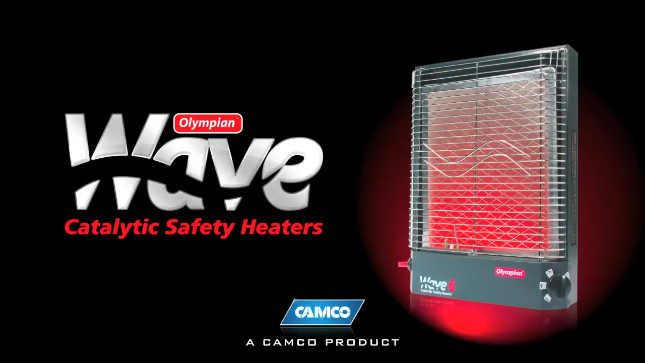 thumbnail video image 2 of Camco Olympian Wave 3 Catalytic Adjustable Safety Heater (57331), 2 of 15