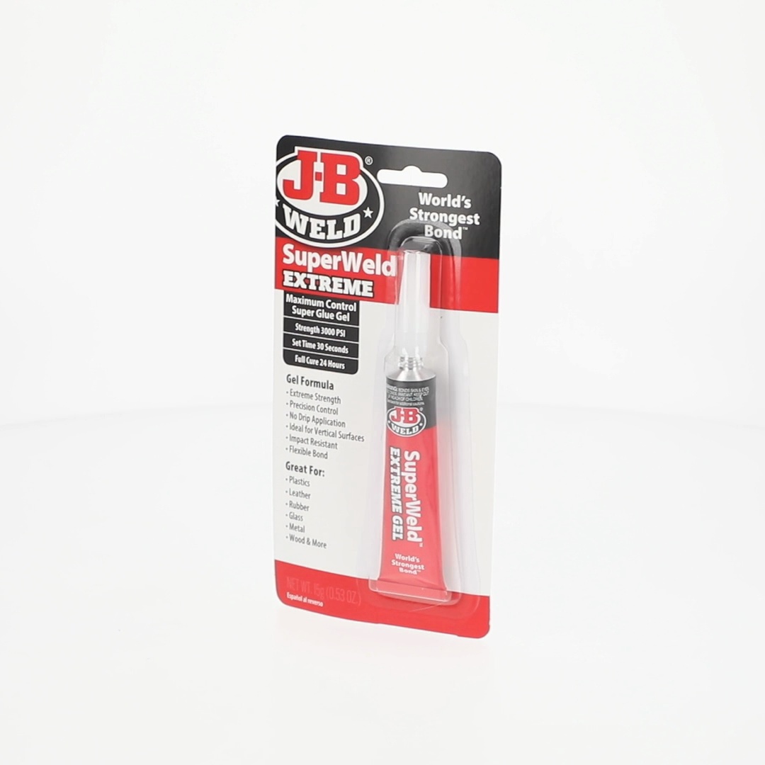 J-B Weld Superweld Extreme Instant Adhesive Glue 1 Hour Dry Time