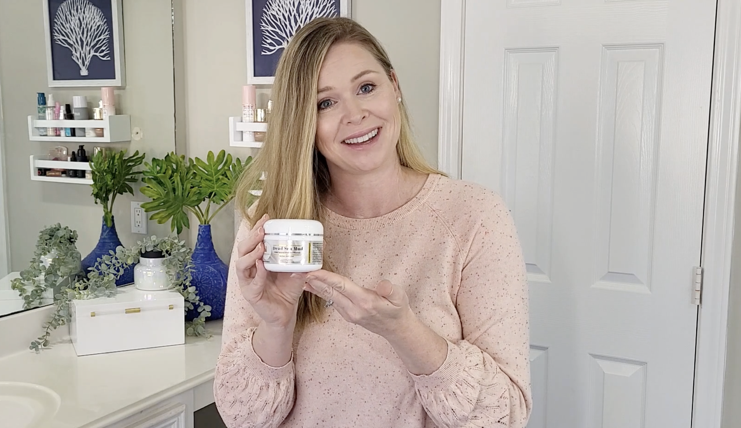 thumbnail video image 2 of Bold Beautiful Cosmetics Dead Sea Mud Mask | Face Mask Skin Care | Made in Jordan | Deep Pore Cleanser Face | Natural Skincare for Women & Men | 7.05 Ounce, 2 of 7