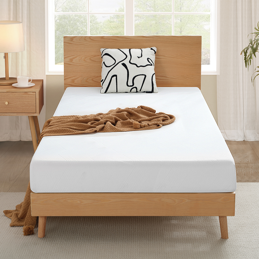 thumbnail video image 2 of Z-HOM Full Size Mattress,6 Inch Memory Foam Mattress in a Box,Cooling Sleep Pressure Relief,Medium Firm, 2 of 7