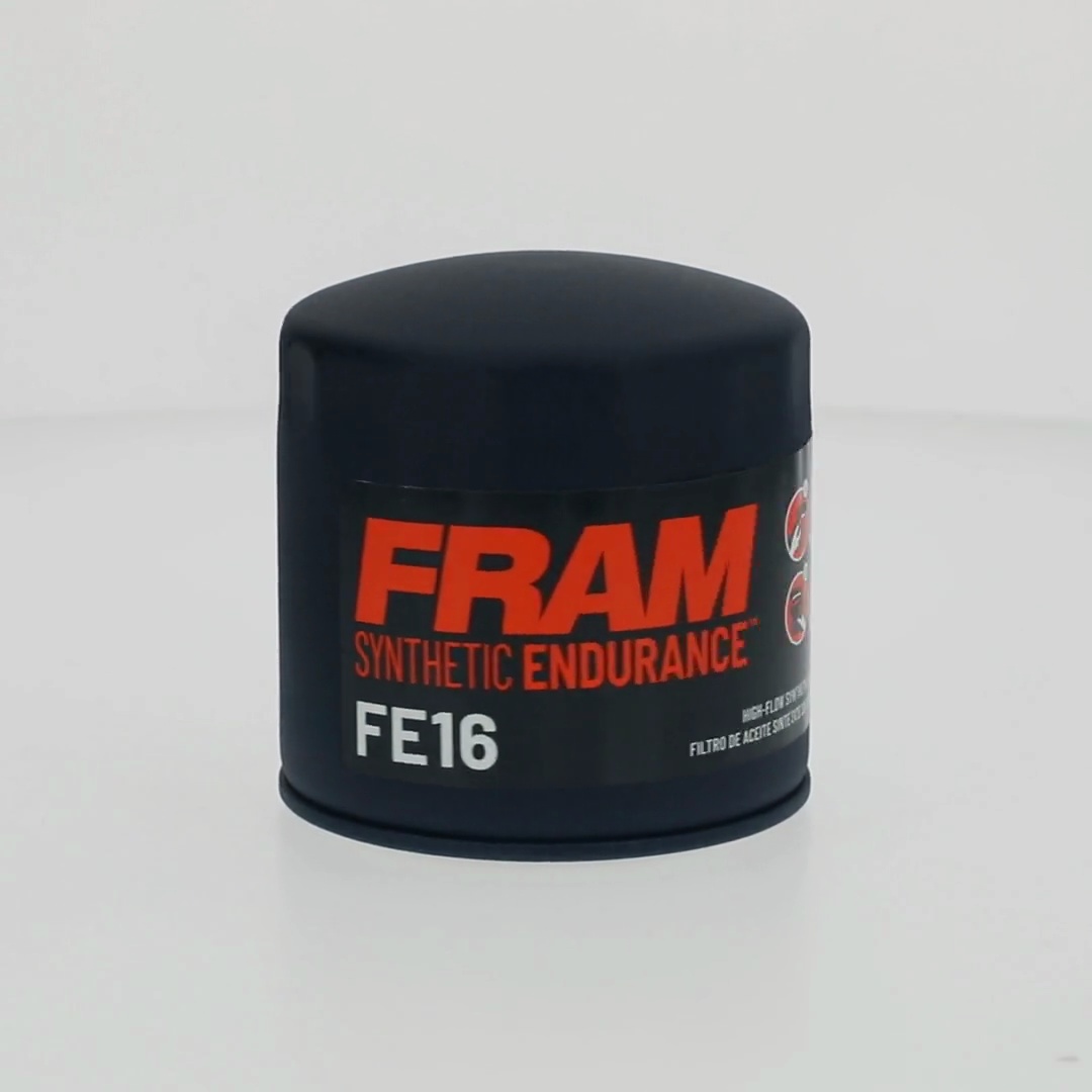FRAM Synthetic Endurance Premium Oil Filter, FE16, 25K Miles