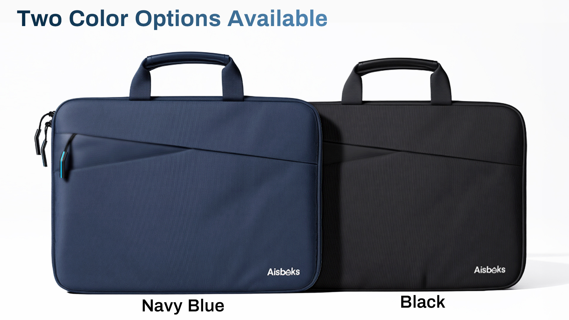 thumbnail video image 2 of Aisboks 15.6-16 Inch Laptop Bag for Men&Women,Navy Blue Laptop Sleeve 14'' with Handle,Water-Resistant Shockproof Computer Case with HP, Dell, Acer MacBook Notebook, 2 of 8